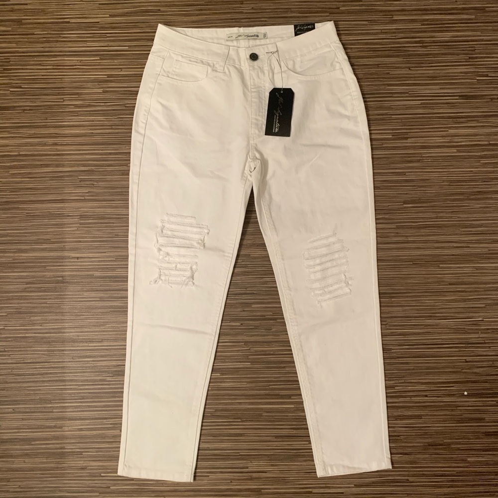 JW Maxx JW Signature Distressed Denim Jeans Medium